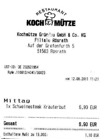 pwer Hffner Kochmtze Restaurant